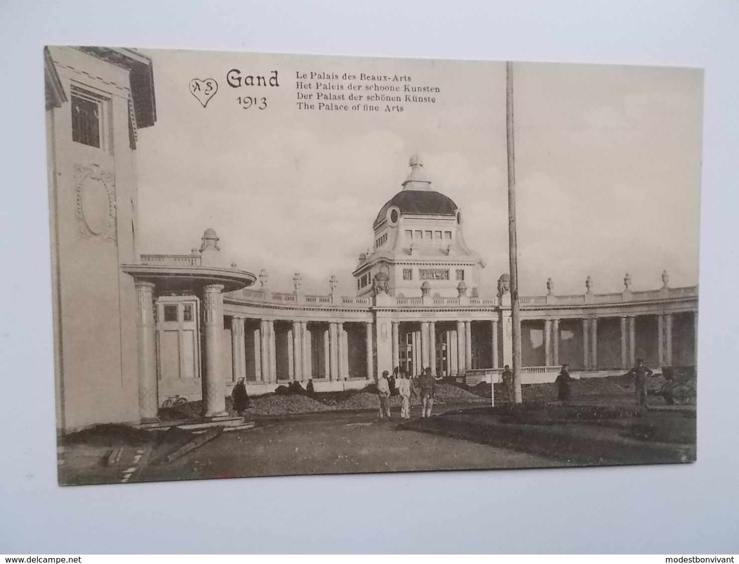 GENT- WERELDTENTOONSTELLING 1913 - Het Paleis Der Schone Kunsten - Palais Des Beaux-Arts  -  NO REPRO - Gent