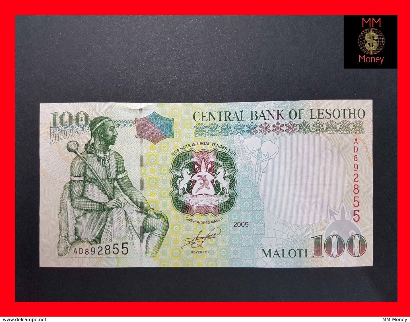 Lesotho  100 Maloti 2009 P. 19e UNC - Lesoto