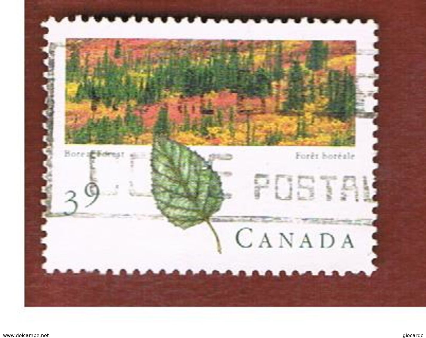 CANADA - SG 1397 - 1990  CANADIAN FORESTS: BOREAL       -  USED - Used Stamps