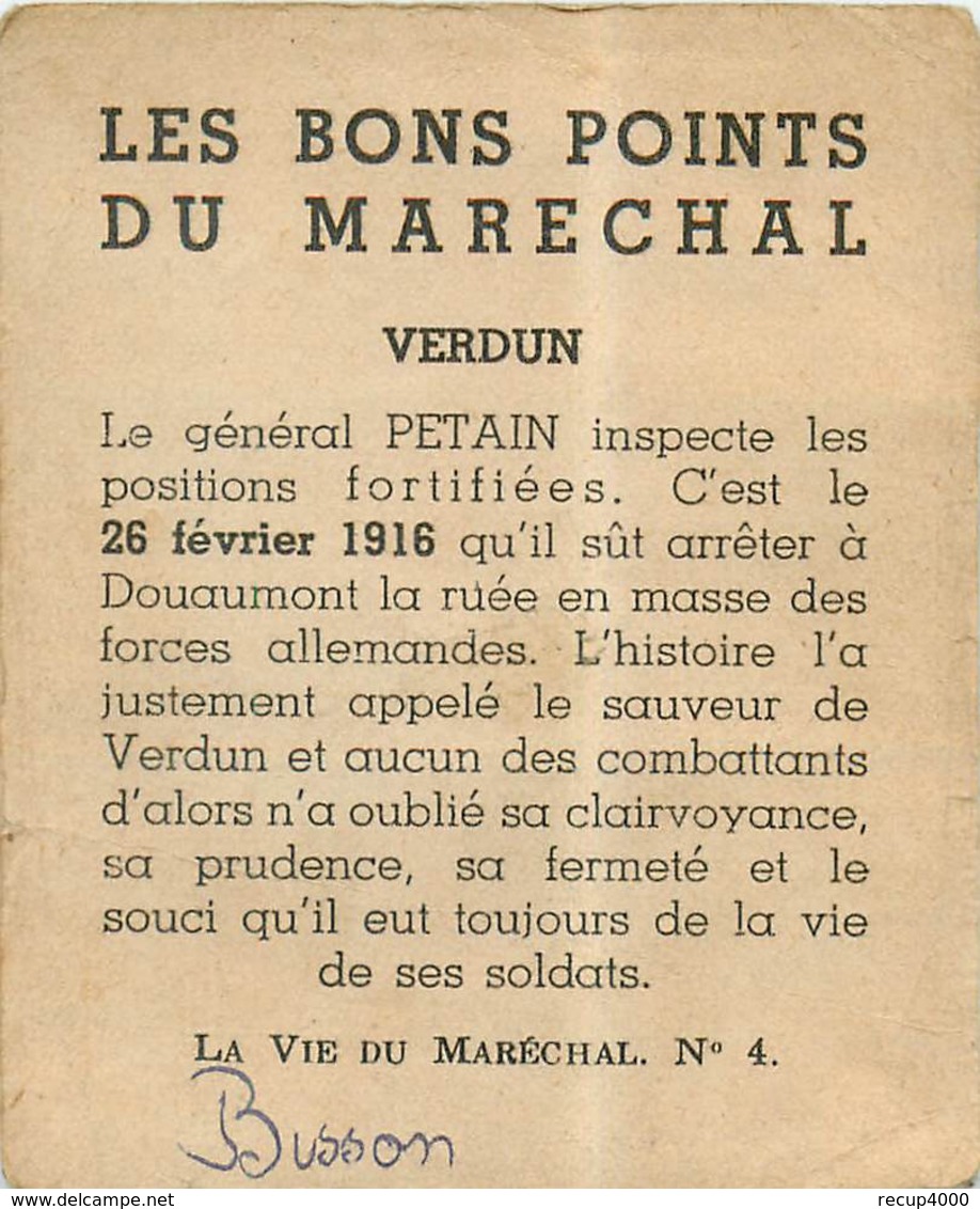 MILITARIA Les Bons Points Du Maréchal Serie La Vie Du Maréchal Lot De 3   6scans - 1939-45