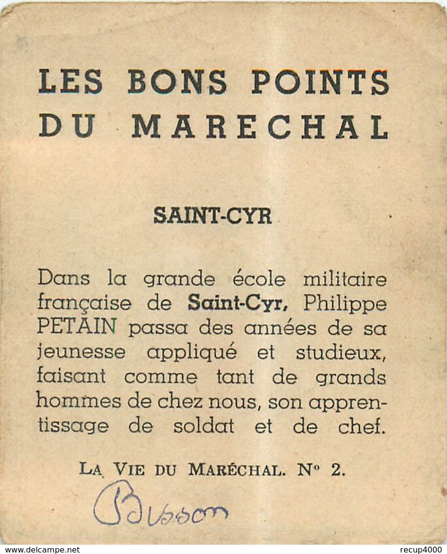 MILITARIA Les Bons Points Du Maréchal Serie La Vie Du Maréchal Lot De 3   6scans - 1939-45