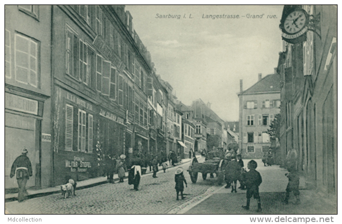 57 SARREBOURG  / Langestrasse  Grand'rue / - Sarrebourg