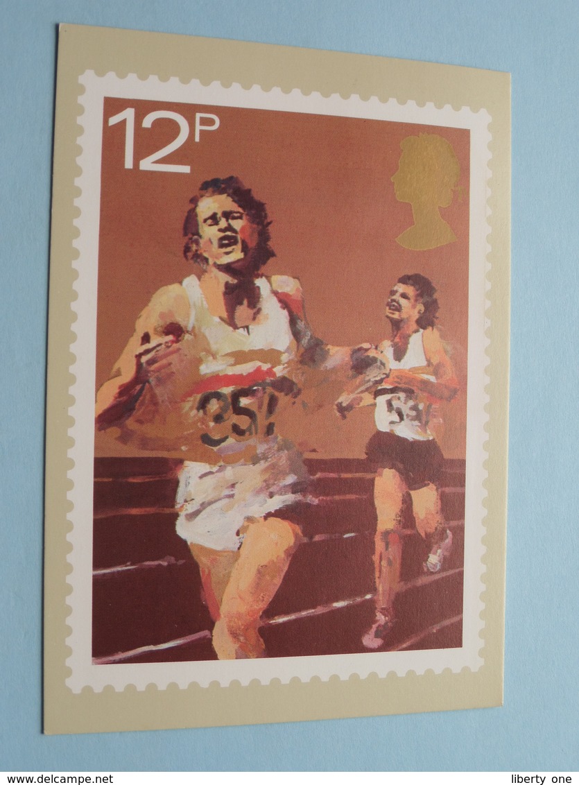 SPORT ( Athletics ) National Postal Museum 1980 ( 28 Nov 1980 London Stamp / Zie Foto's ) ! - Timbres (représentations)