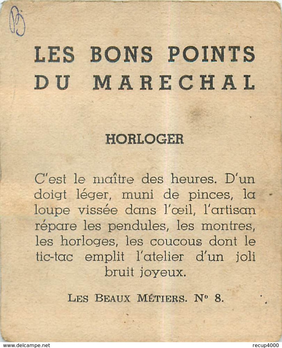 MILITARIA les bons points du maréchal série les beaux métiers    lot de 7 14scans