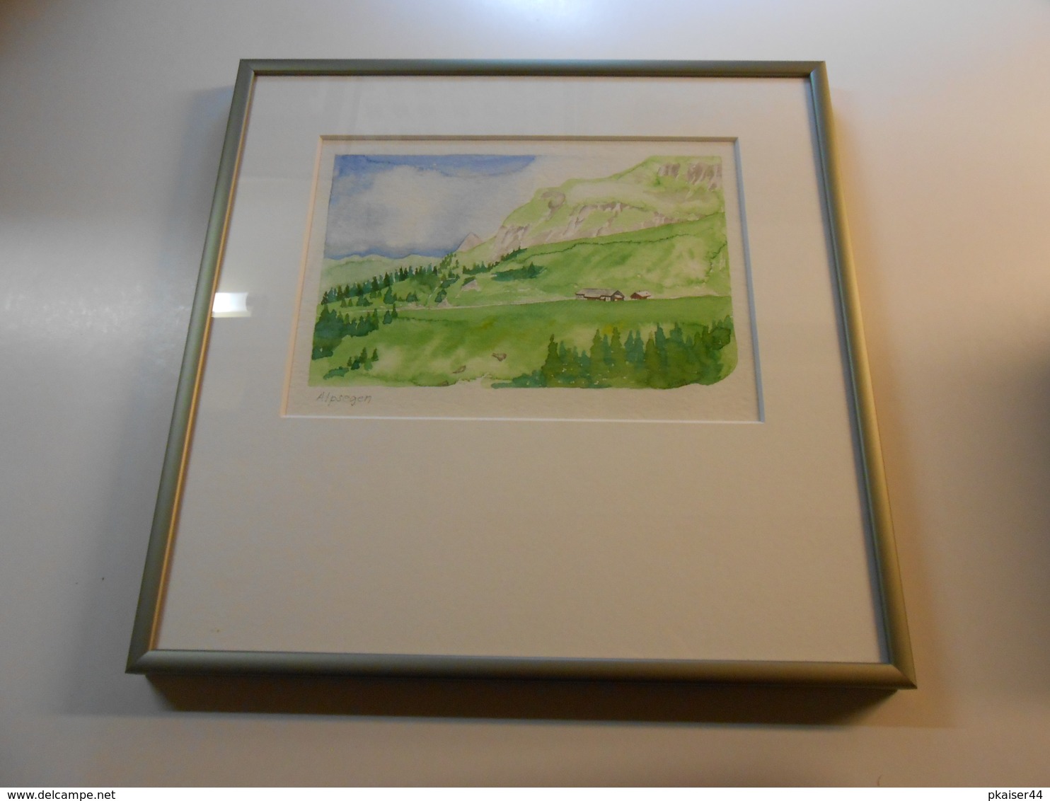 Aquarell CH "Alpsegen" GR - 450 € - (R) - Watercolours