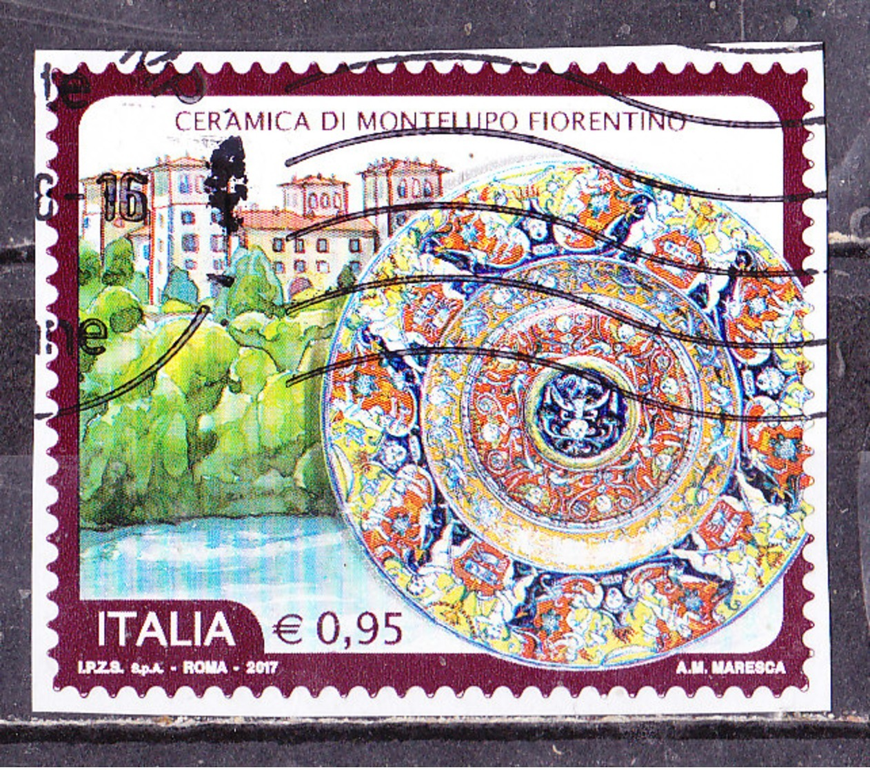 Italia 2017 Ceramica   Su Frammento - 2011-20: Used