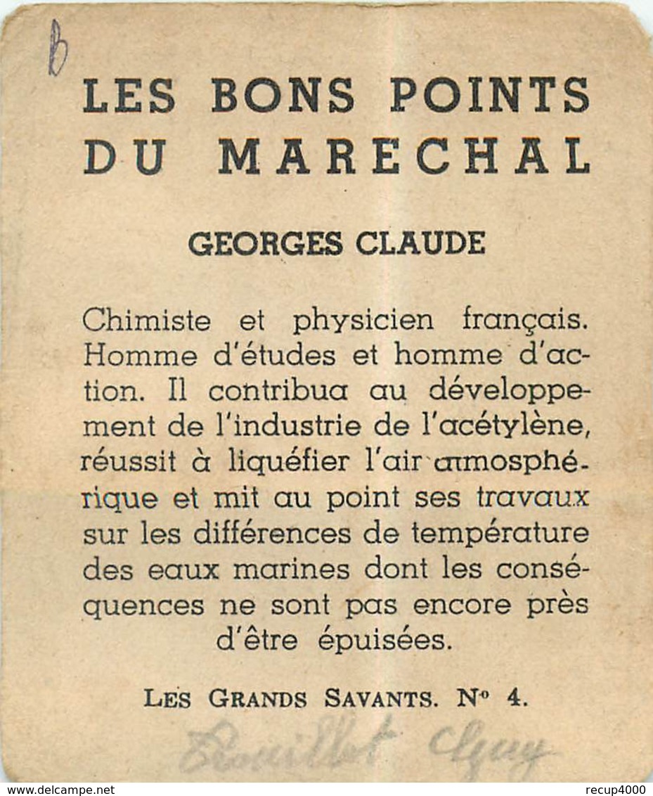 MILITARIA Les Bons Points Du Maréchal Série Les Grands Savants    Lot De 6   12scans - 1939-45