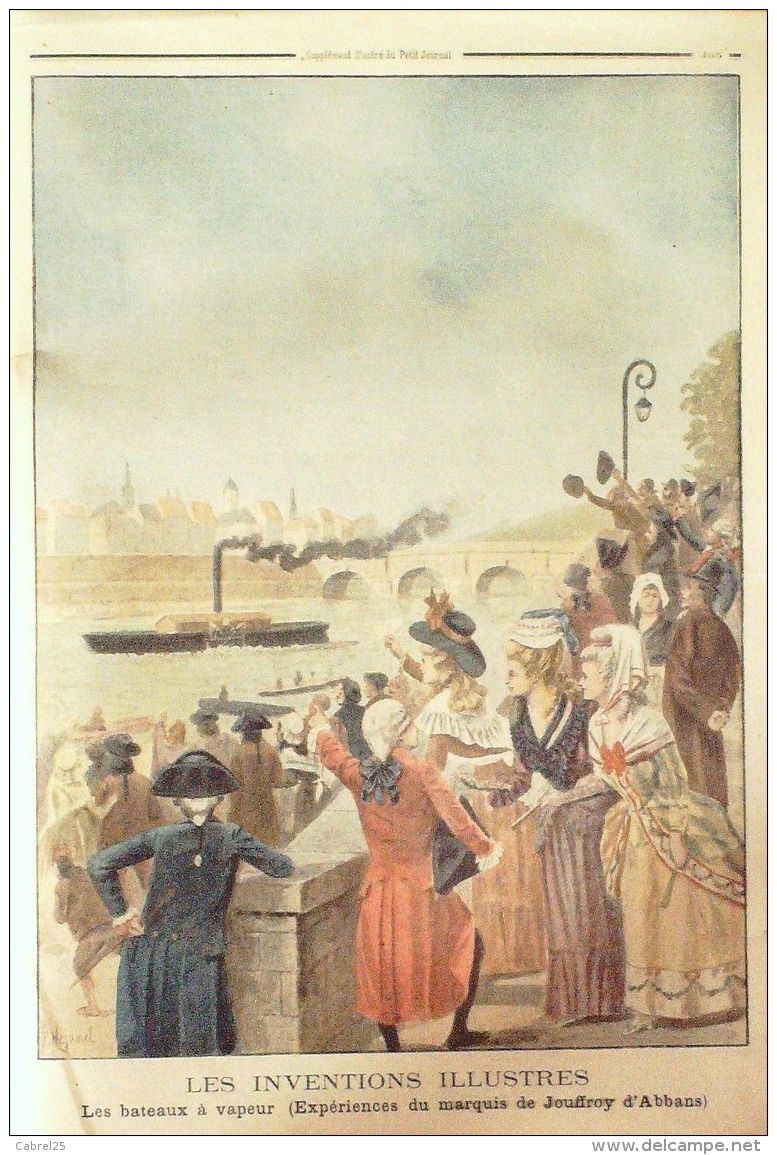 LE PETIT JOURNAL-1900-527-BATEAUX ? VAPEUR-FEMME AVOCAT Mme PETIT - Le Petit Journal