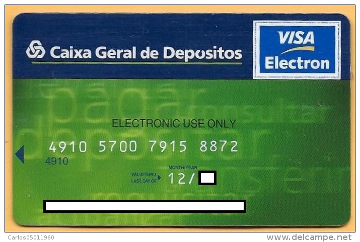 CREDIT / DEBIT CARD - CAIXA GERAL DE DEPÓSITOS - 05 (PORTUGAL) - Credit Cards (Exp. Date Min. 10 Years)
