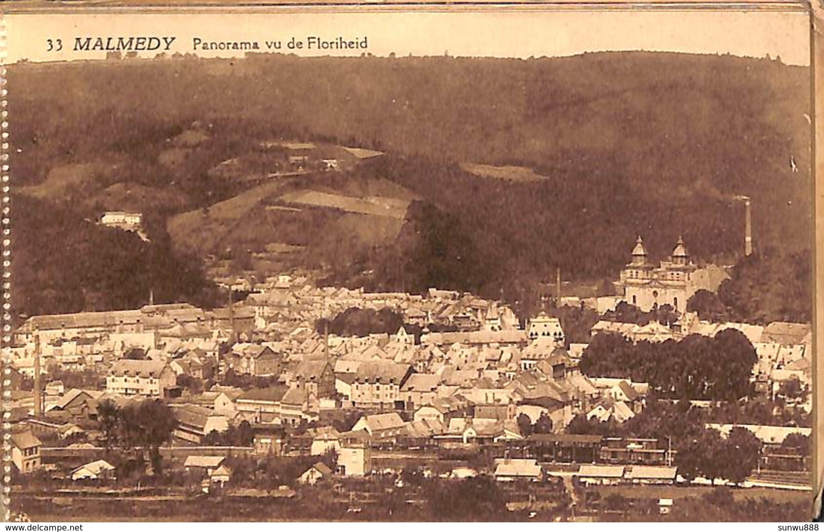 Malmedy - Carnet Complet 10 Vues "d'où On Ne S'en Fait Pas" Gare, Perron. Albert - Malmedy