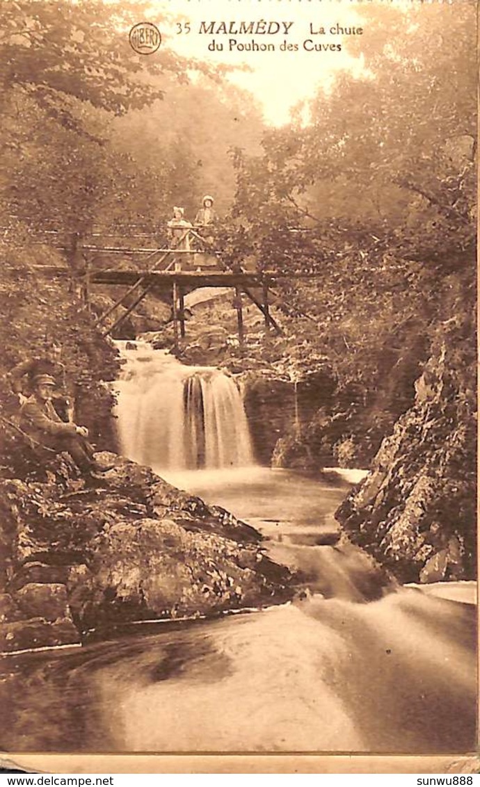 Malmedy - Carnet complet 10 Vues "d'où on ne s'en fait pas" gare, Perron. Albert