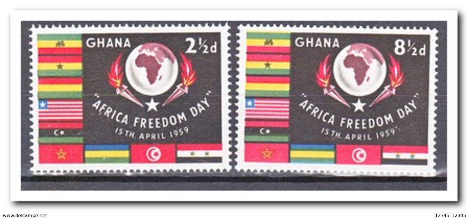 Ghana 1959, Postfris MNH, Day Of African Freedom - Ghana (1957-...)