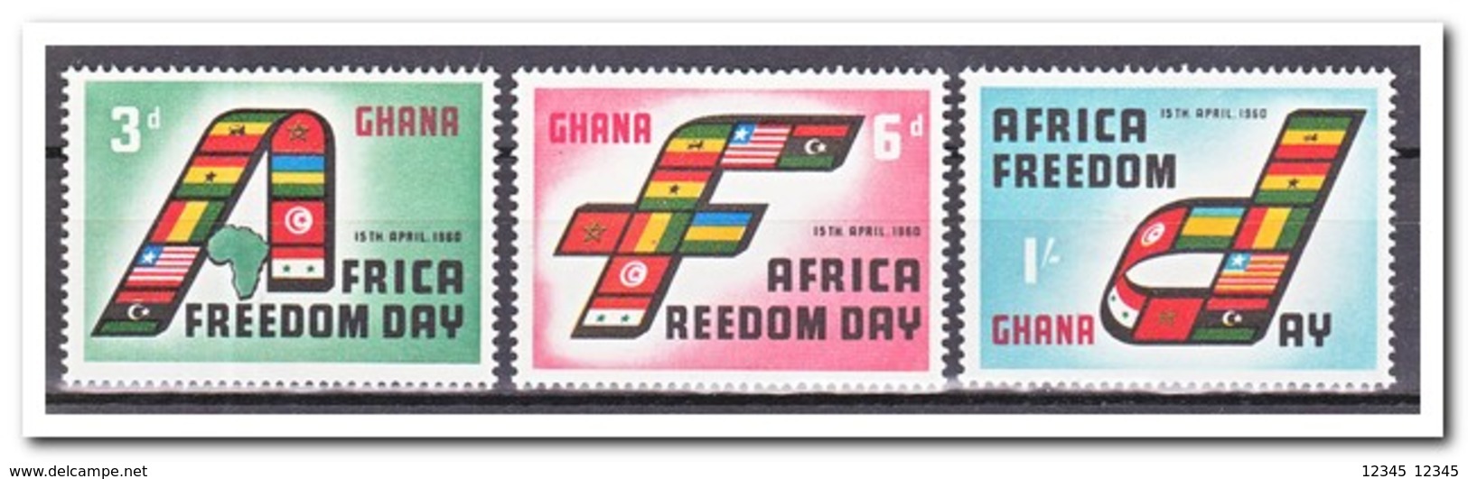 Ghana 1960, Postfris MNH, Day Of African Freedom - Ghana (1957-...)