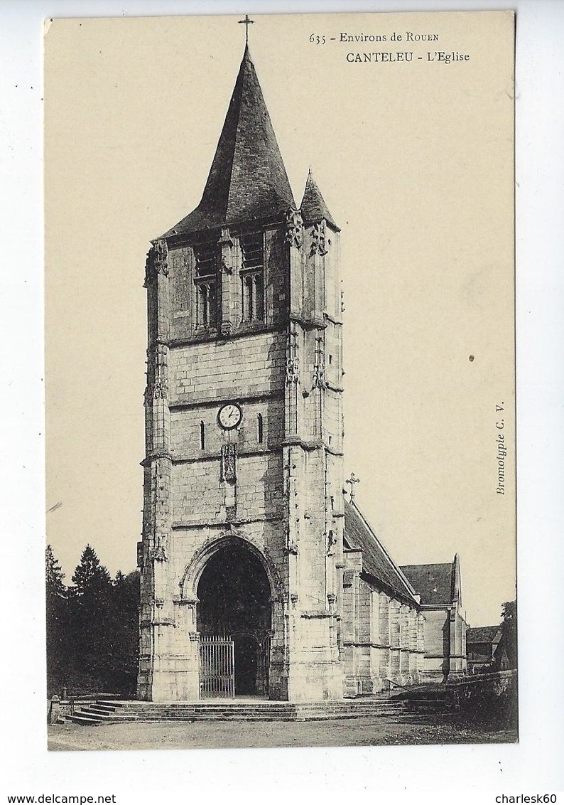 CPA - 76 -  Canteleu - Église - Rouen - Maromme - Canteleu