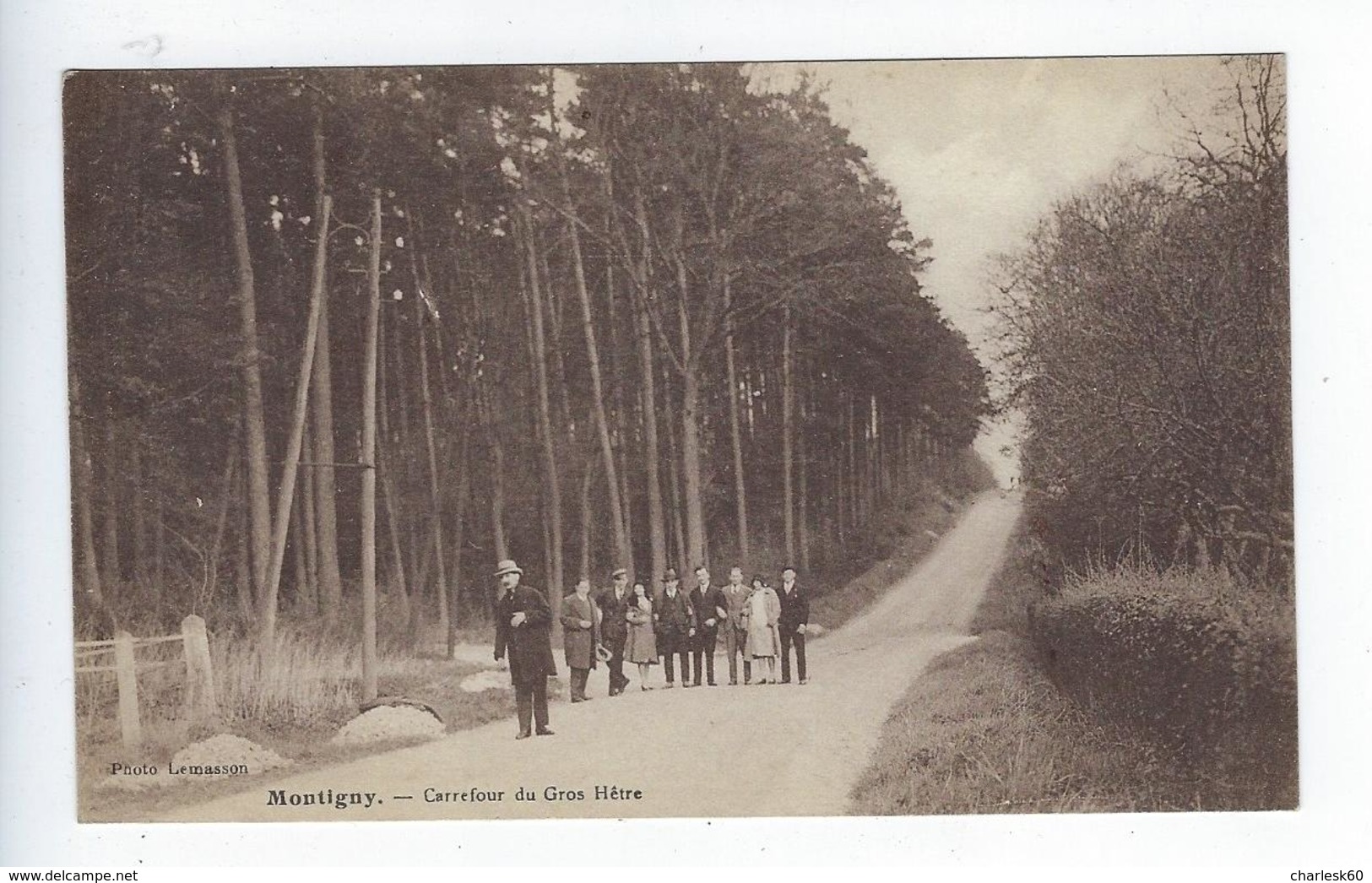 CPA - 76 - Animée - Canteleu - Montigny - Carrefour Du Gros Hêtre - Rouen - Lemasson - Canteleu