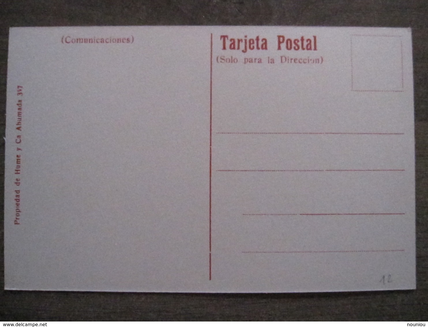 Tarjeta Postal - Chile Chili - Santiago - Estacion Station Gare Alameda Carriages - Hume Y Ca Ahumada 357 - Chili