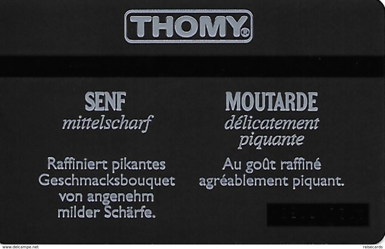 PTT P: KP-94/630A Thomy Senf - Suisse