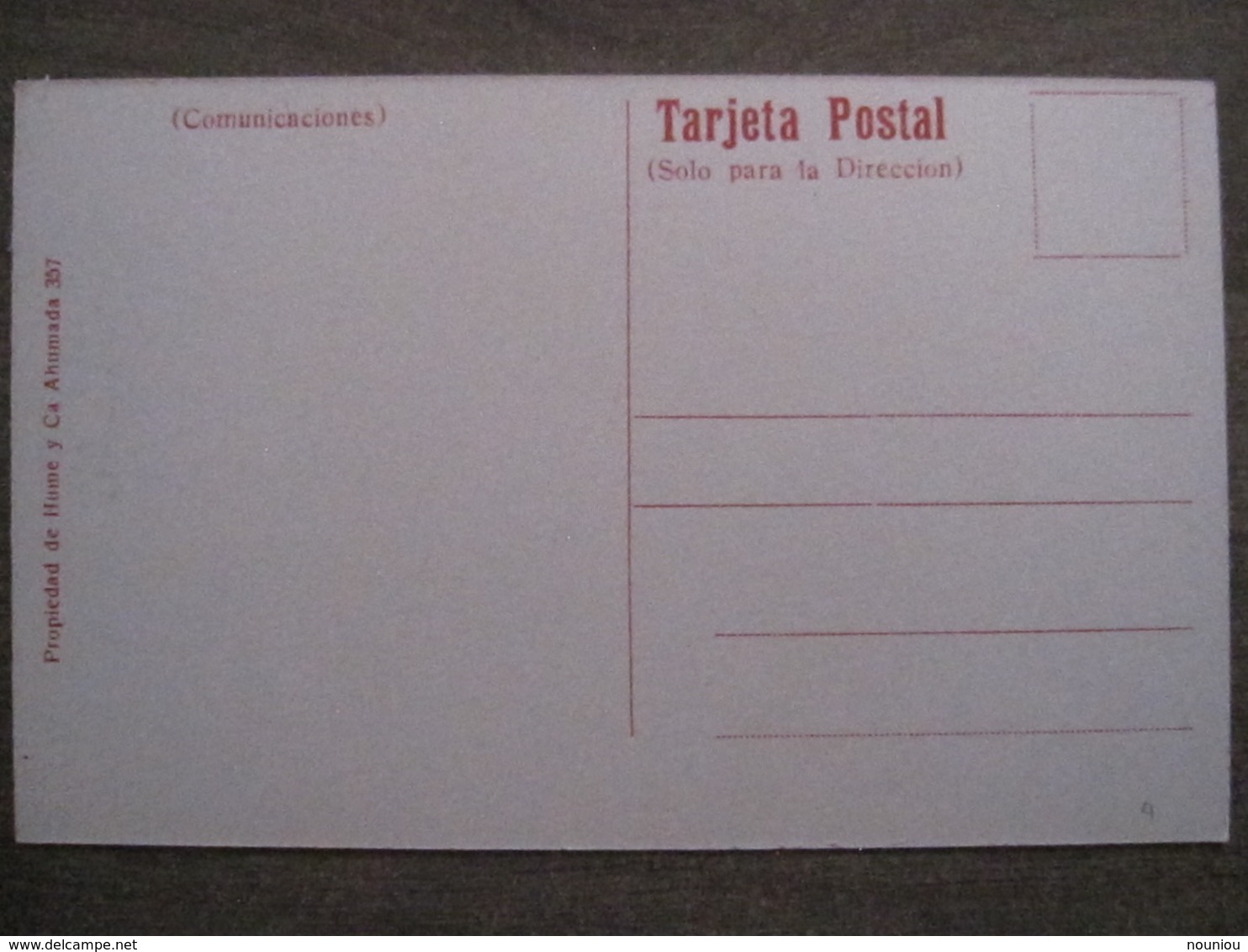 Tarjeta Postal - Chile Chili - Santiago - La Catedral - Hume Y Ca Ahumada 357 - Chili