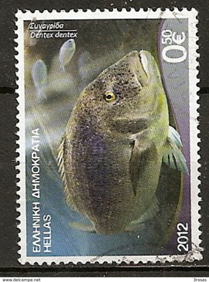 Grece Greece 2012 Poisson Fish Obl - Used Stamps