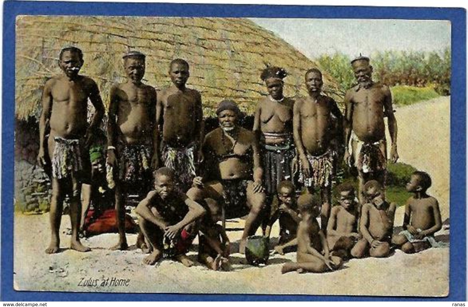 CPA Afrique Du Sud Ethnic ZULU Non Circulé - Afrique Du Sud