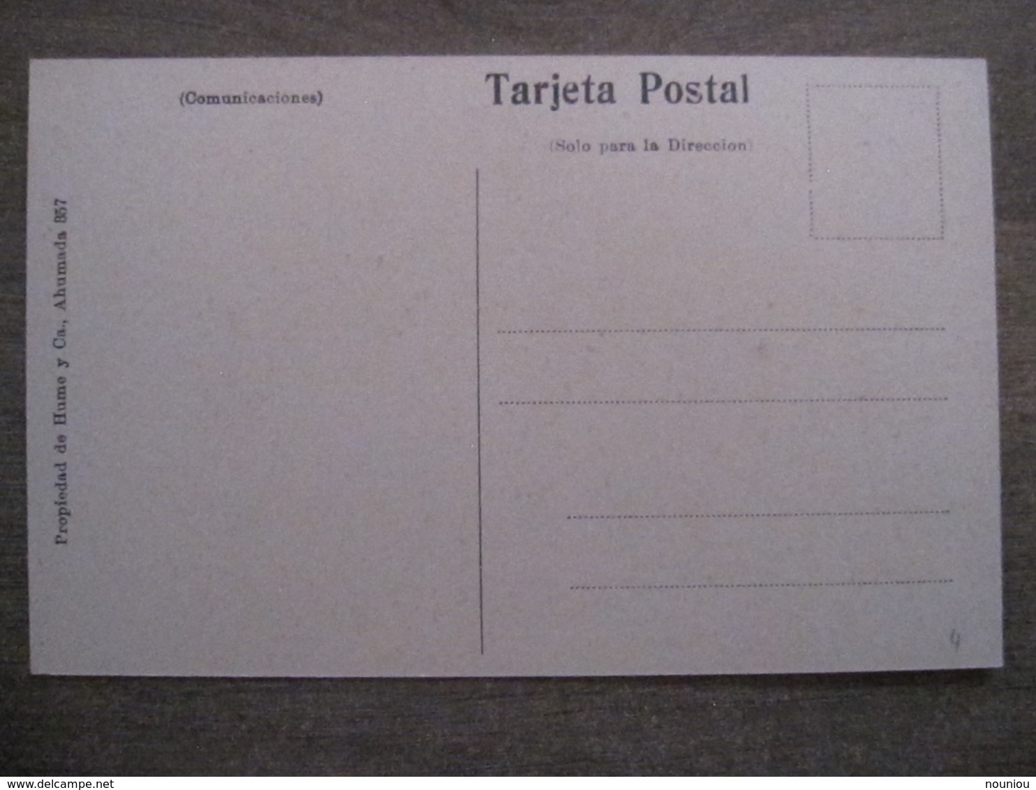 Tarjeta Postal - Chile Chili - Santiago - Teatro Municipal - Hume Y Ca Ahumada 357 - Chili