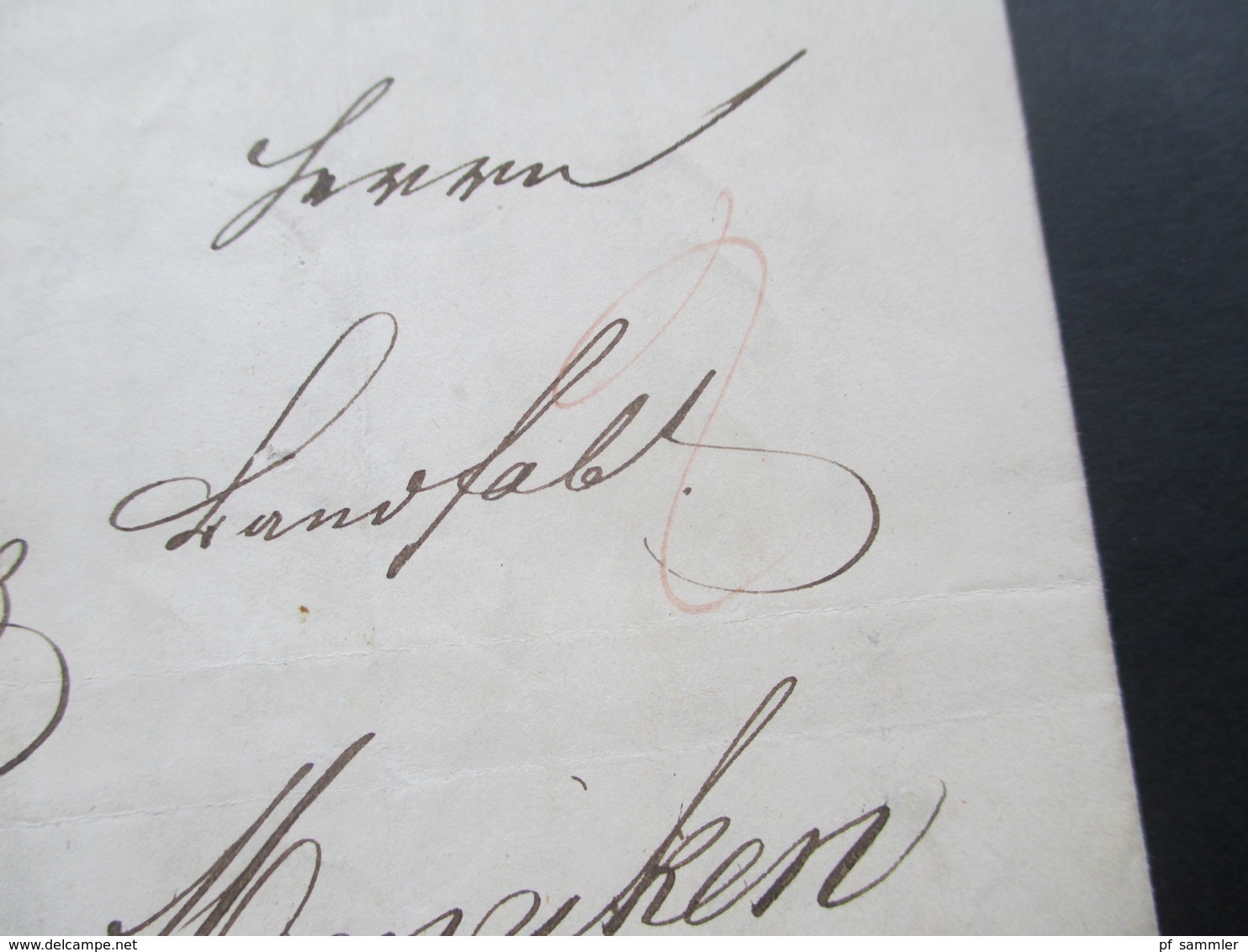 Schweiz Vorphila Roter Stempel K2 Luzern. Mit Inhalt / Rechnung ?! Interessant! Bartaxe - ...-1845 Prefilatelia