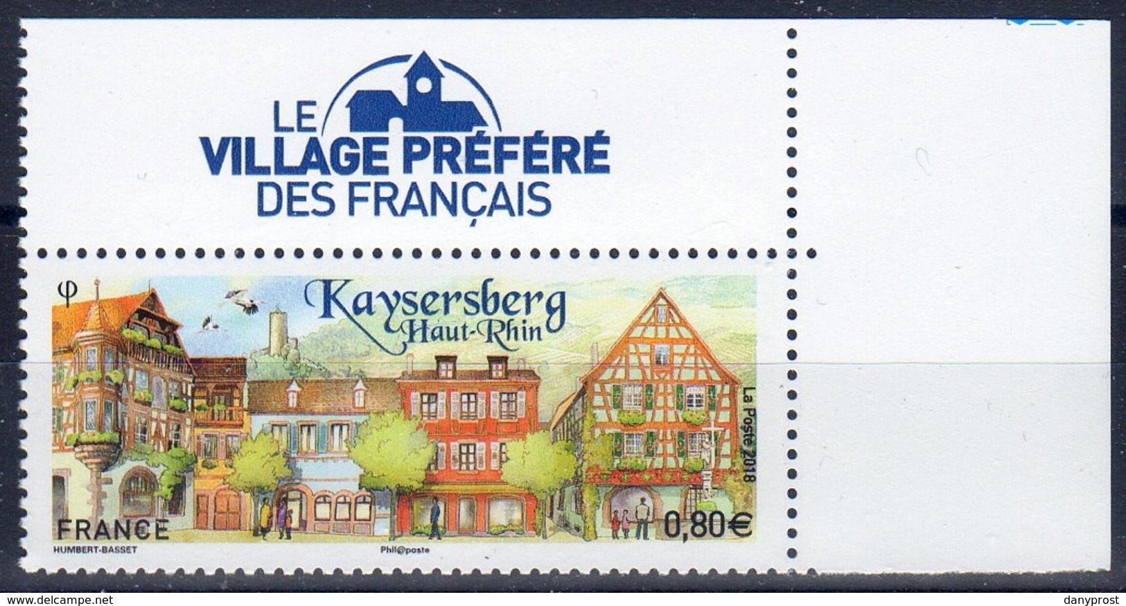 2018 / N° 5243 " KAYSERSBERG (Haut-Rhin)-Le Village Préféré Des Francais " à 0.80 € SUPERBE - Neufs