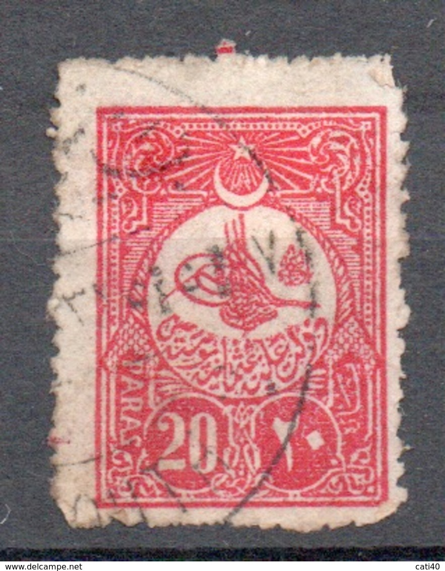 TURCHIA  1901 /.... 20 Pa - Used Stamps