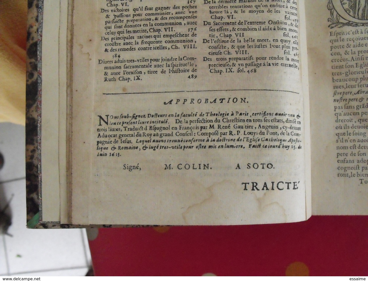 De La Perfection Du Chrétien. Séculière. Louys Du Pont, René Gaultier, Sébastien Hure. 1613-1638 - Jusque 1700