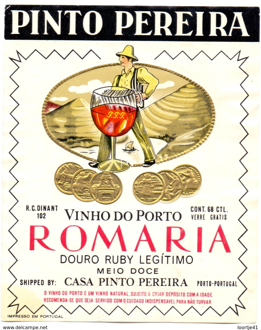Etiket Etiquette - Pinto Pereira - Vinho Do Porto - Romaria - Douro - Portugal - Autres & Non Classés