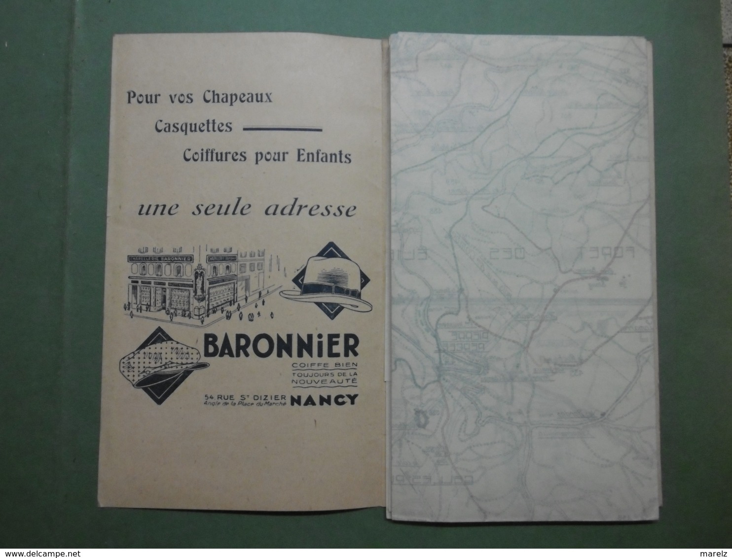 Carte Des Environs De BADONVILLER 54 Meurthe-et-Moselle - Mapas Geográficas