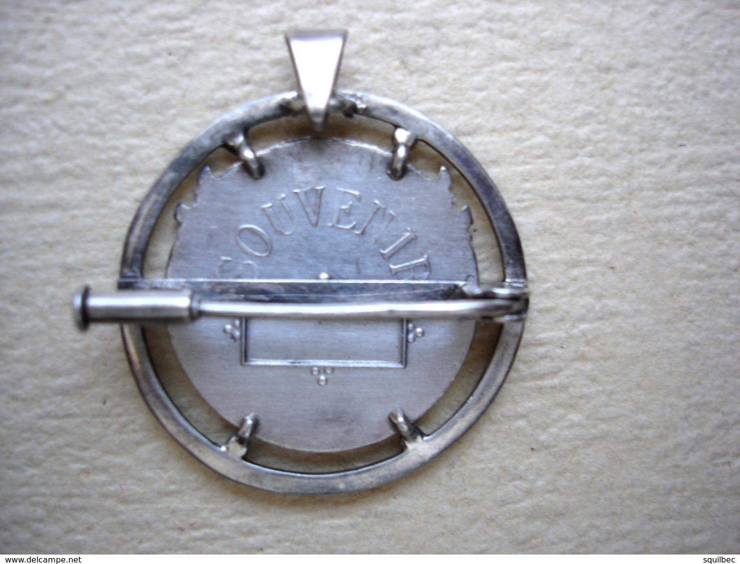 Guerre 14-18 Médaille En Argent Gloire à Notre FRANCE éternelle Signée A. Fiot 1914-1915 - 1914-18
