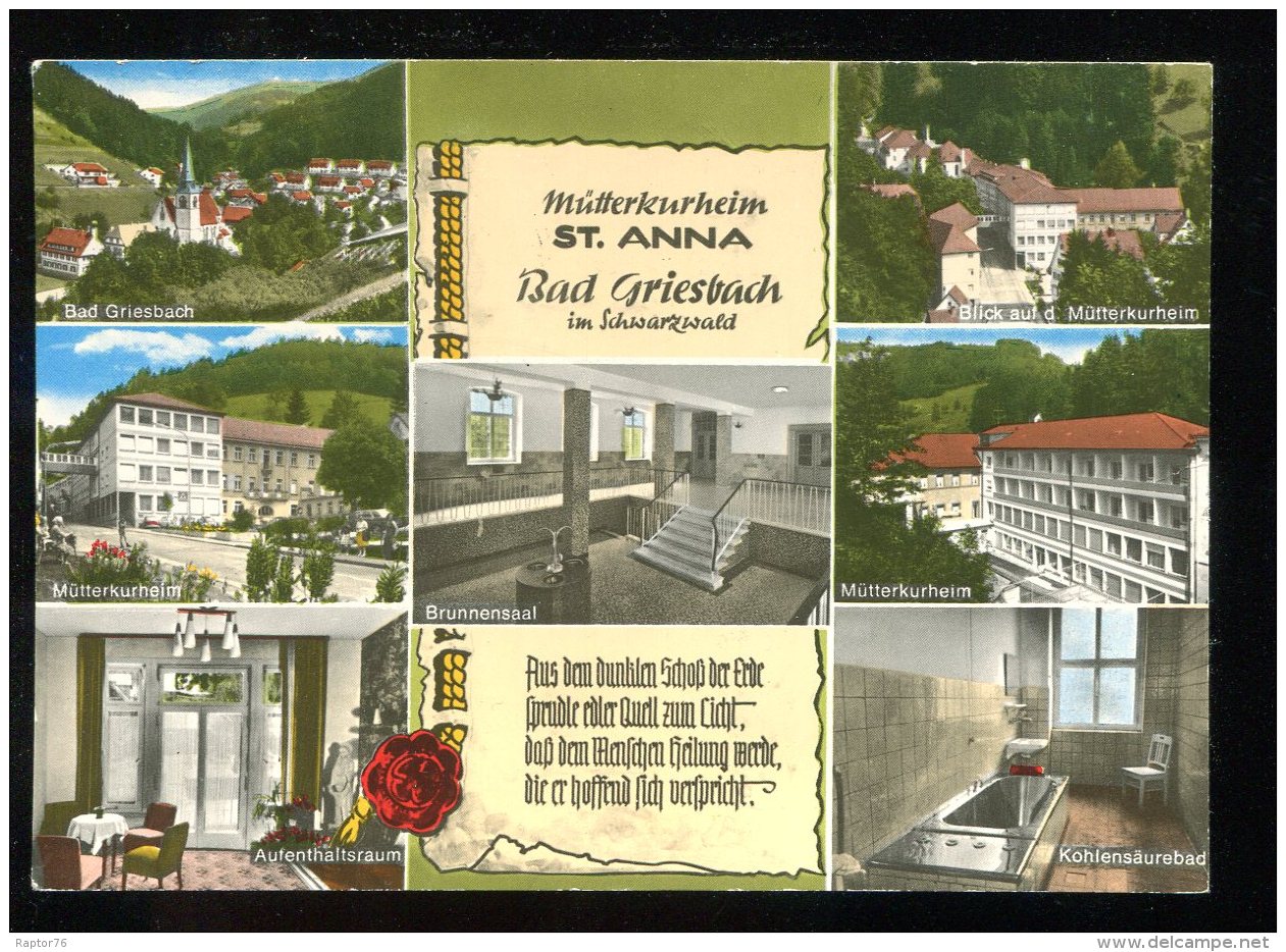 CPM Allemagne BAD GRIESBACH Mütterkurheim St. Anna Multi Vues - Bad Peterstal-Griesbach