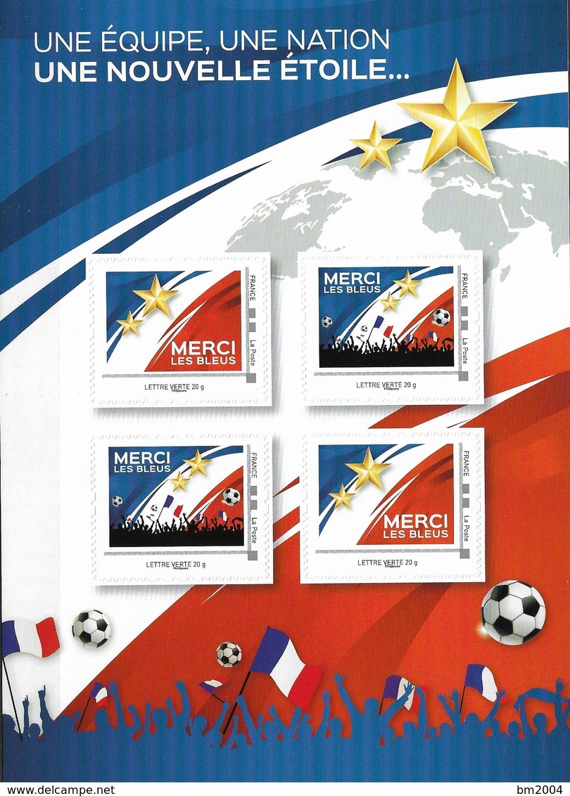 2018  Frankreich  France .UNE ÉQUIPE Collector MERCI Les Bleus.**MNH  WM Russland 2018 - Ungebraucht