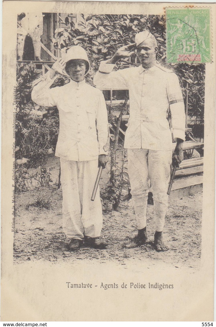 Tamatave Agents De Police Indigenes - Océanie