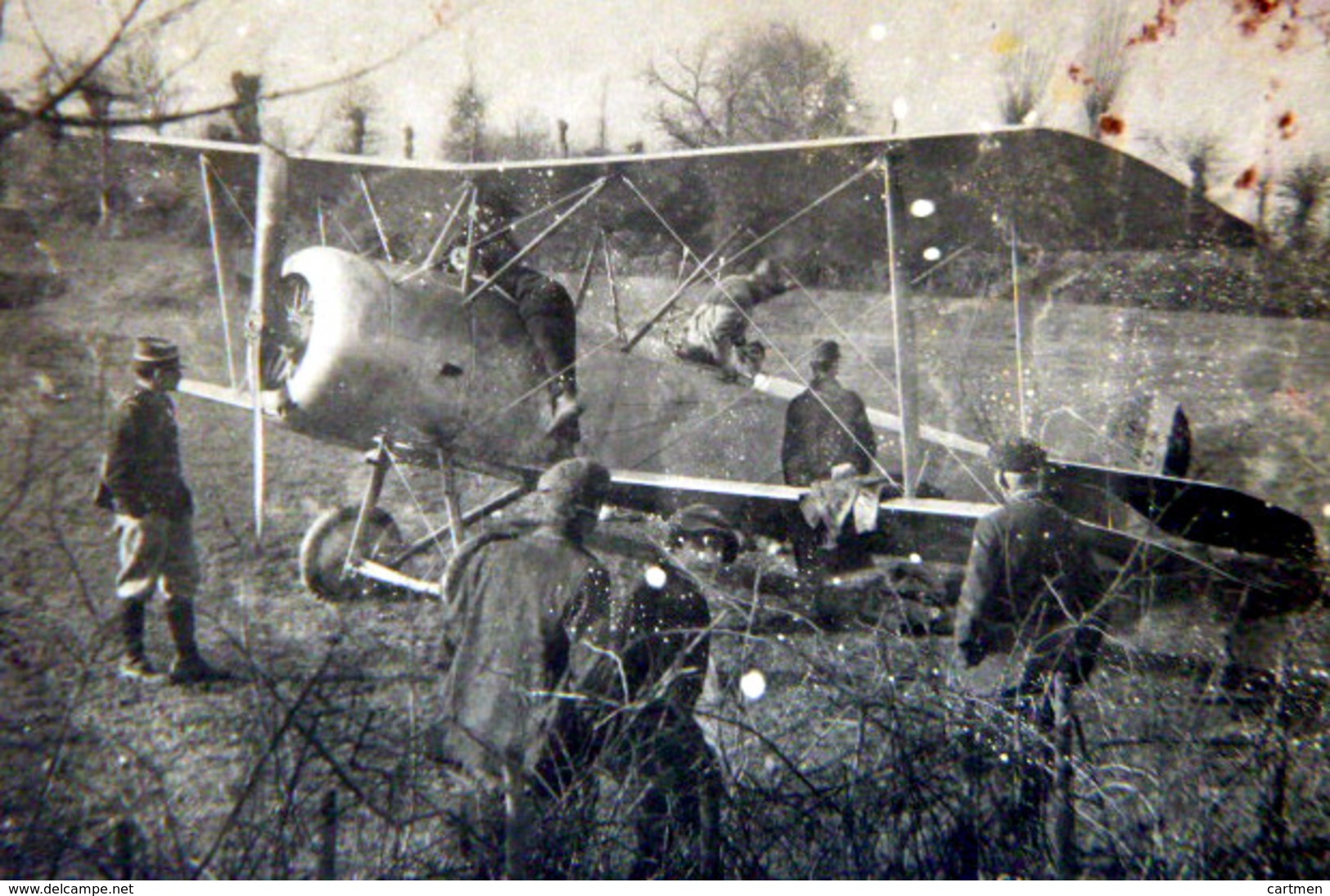 AVIATION PHOTOGRAPHIE ORIGINALE D'UN AEROPLANE SOPWITH SOP1 VERS 1910  11 X 11 CM - Aviation