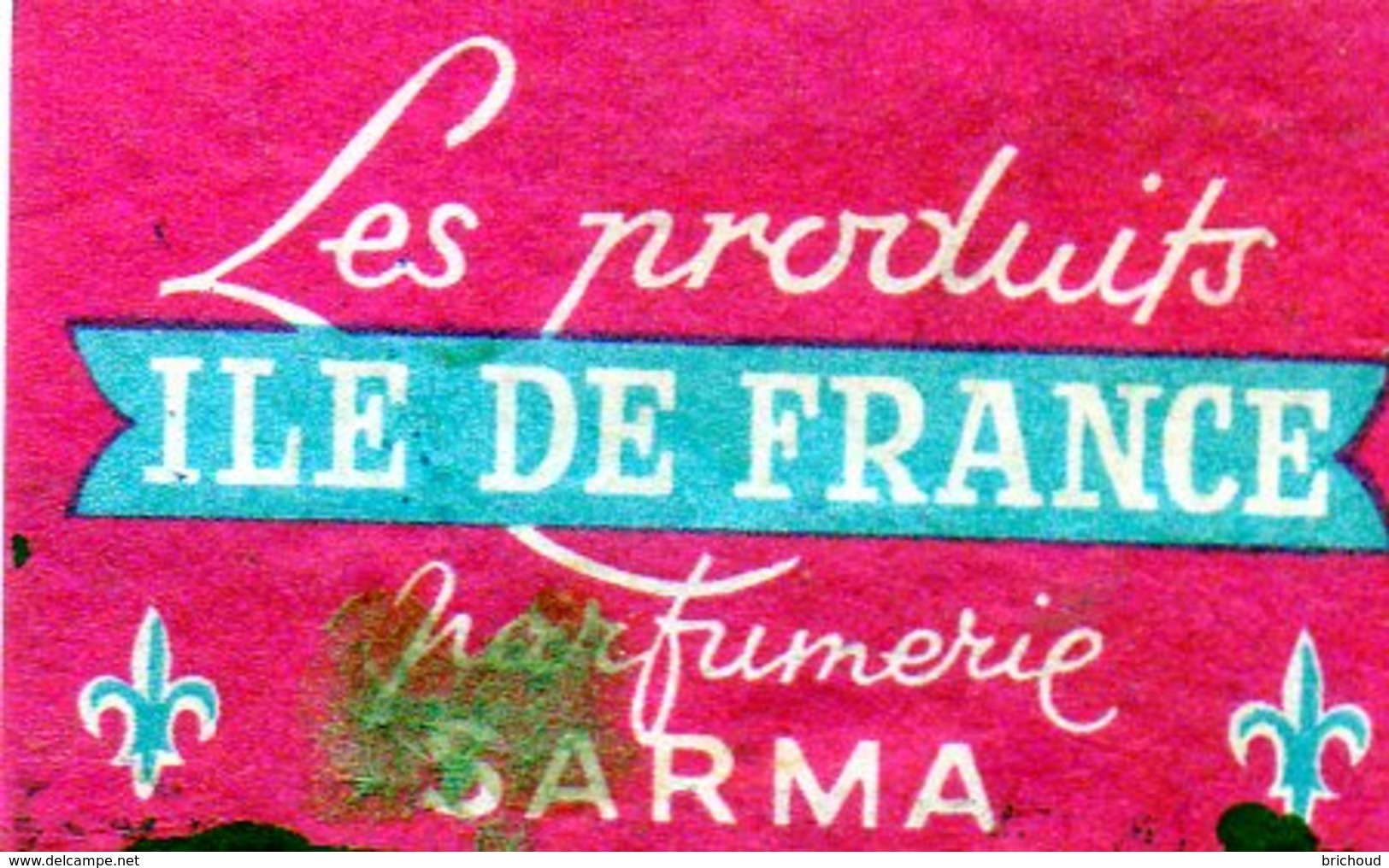 Les Produits Ile De France Parfumerie Sarma - Matchbox Labels