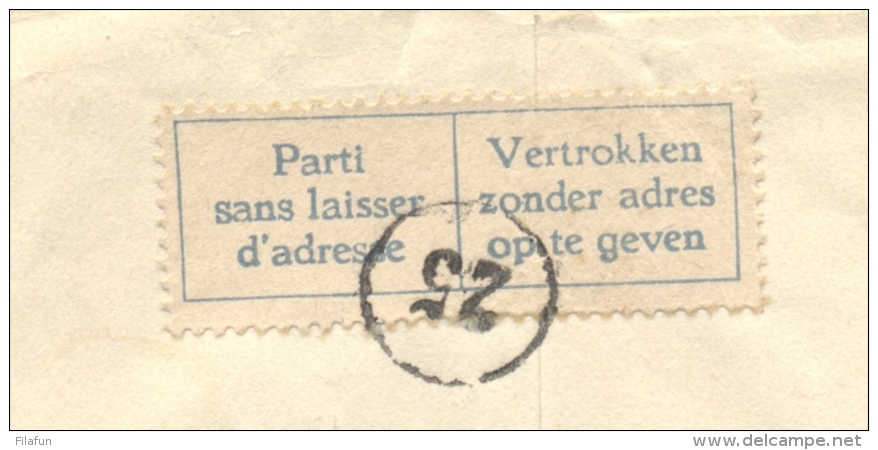 Nederlands Indië - 1940 - Sociaal Bureau Met Special Stempel Philatelistendag Op Cover Naar Brussel En Retour - Nederlands-Indië