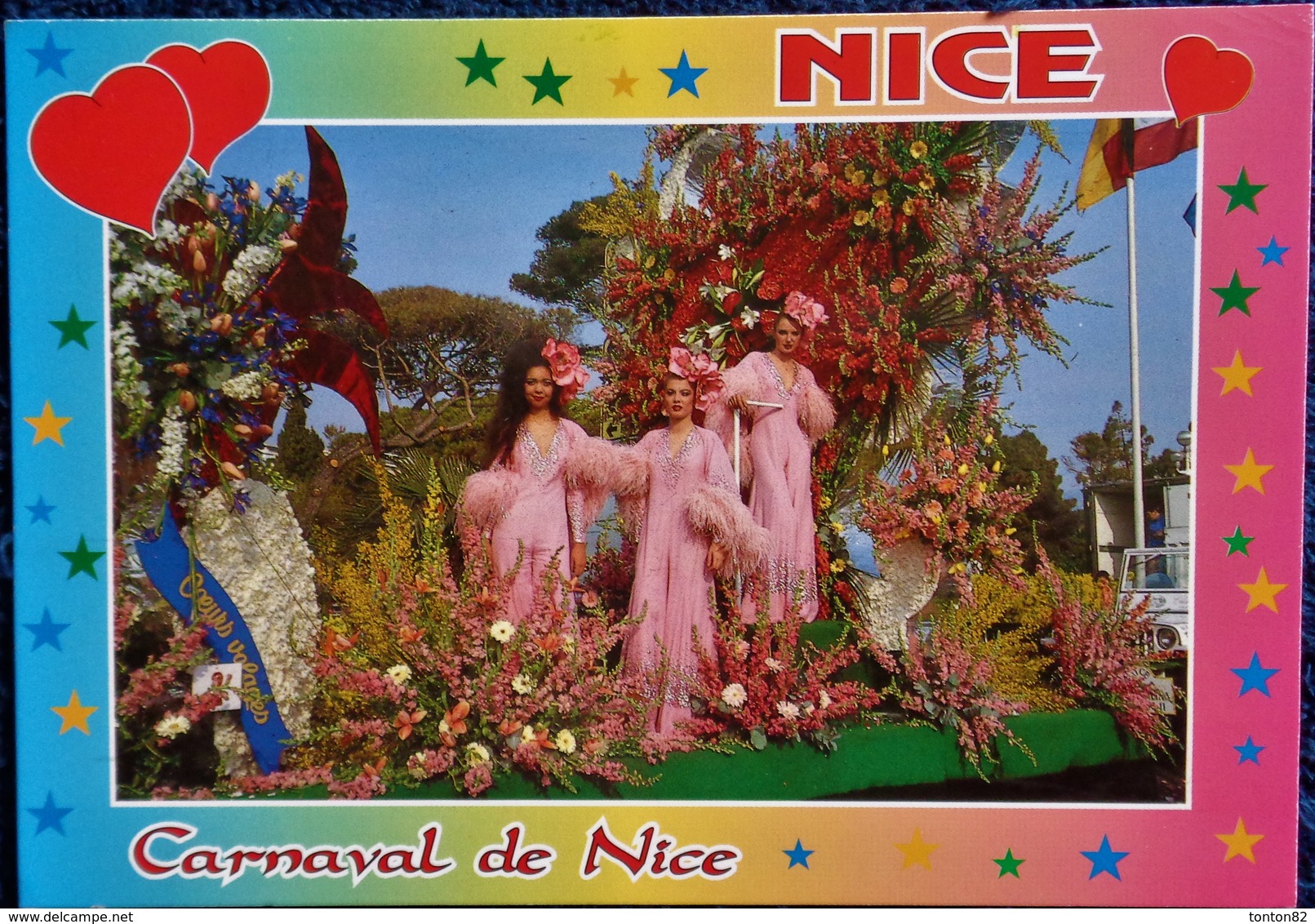 NICE - Carnaval, Bataille De Fleurs . - Markets, Festivals