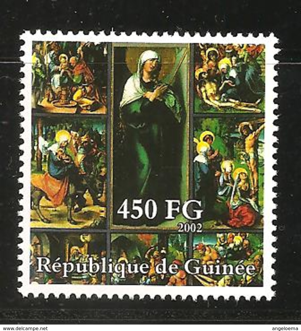 GUINEA - 2002 ALBERT DURER Madonna E Scene Della Vita Di Maria Nuovo** MNH - Madonna