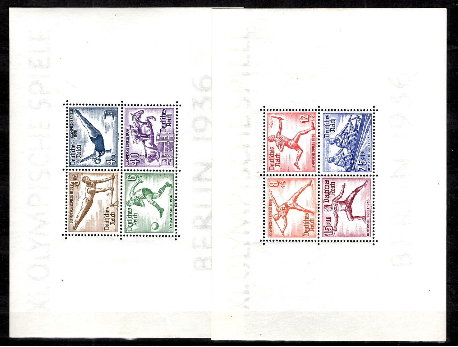 Allemagne/Reich Blocs-feuillets YT N° 4 Et 5 Neufs ** MNH. TB. A Saisir! - Blocs