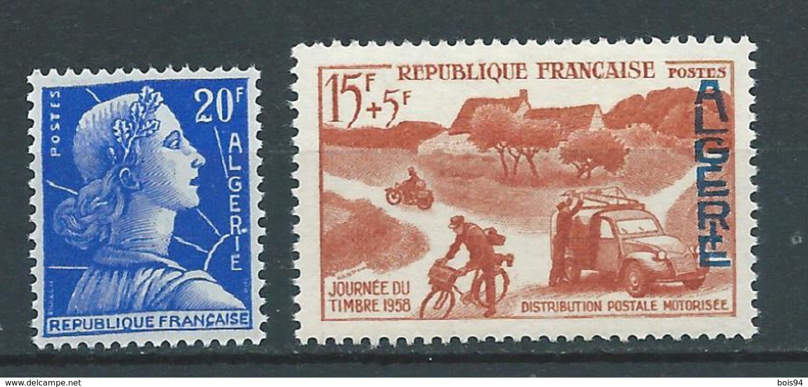 ALGERIE 1957/58 . N°s 349 Et 350 . Neufs **  (MNH) - Neufs