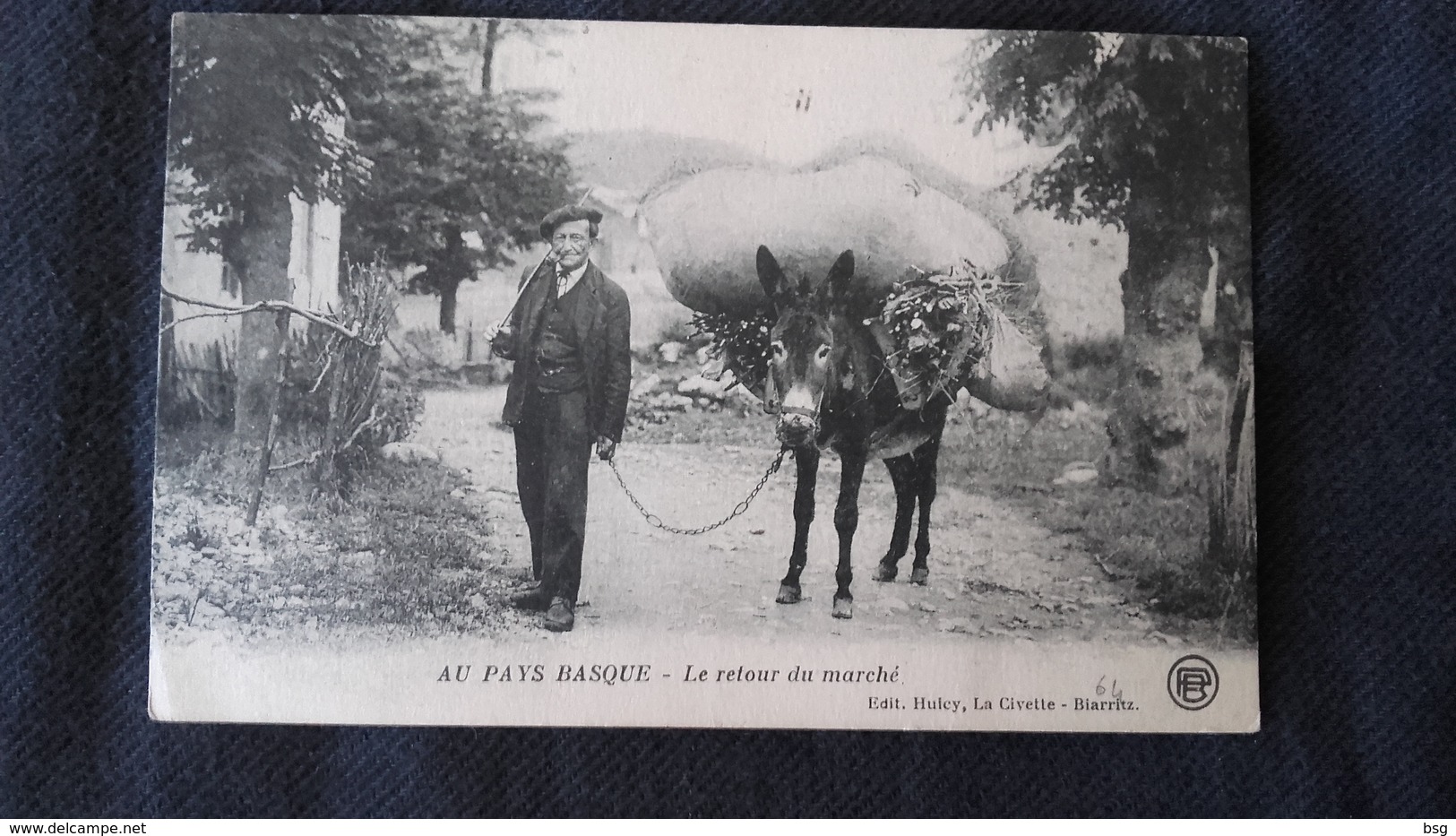 CPA 64 Au Pays Basque - Le Retour Du Marché - Autres & Non Classés