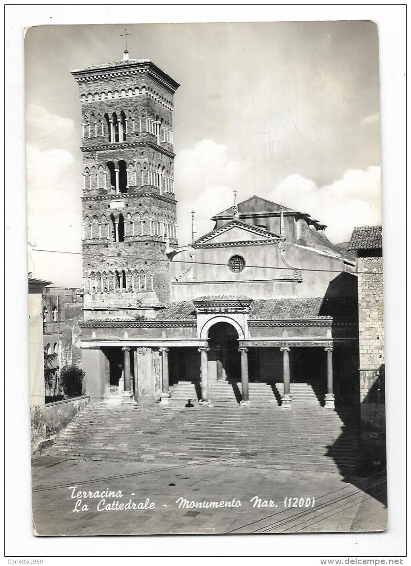 TERRACINA - LA CATTEDRALE - MONUMEBTO NAZIONALE  VIAGGIATA FG - Latina