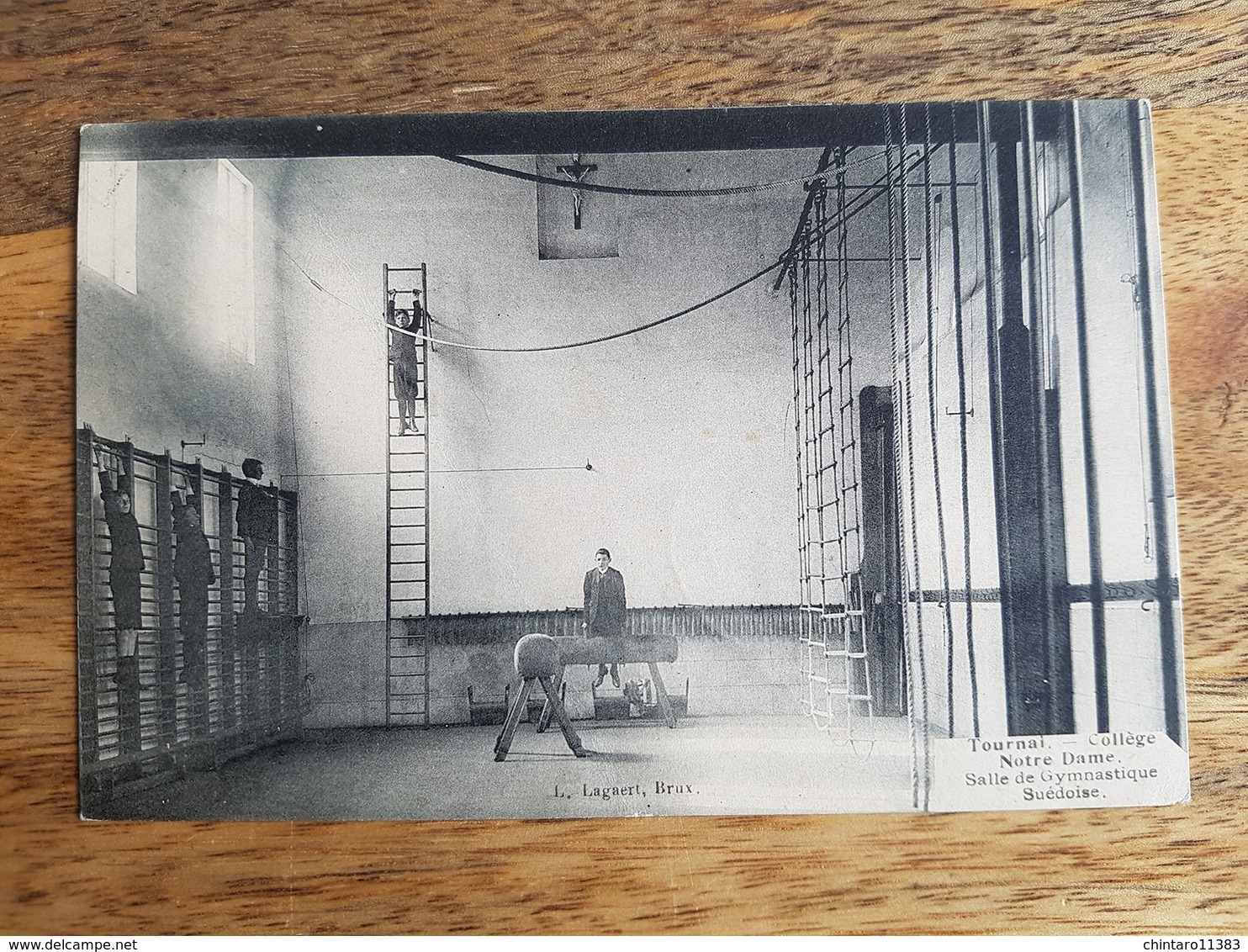 CP Tournai 1912 "Collège Notre-Dame, Salle De Gymnastique Suédoise - Lagaert, Brux." - Tournai