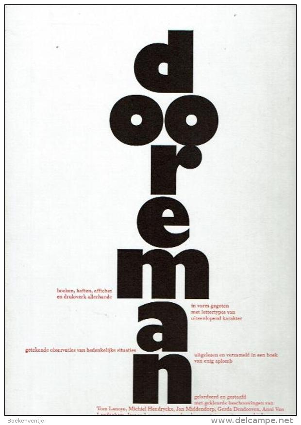 Dooreman (Boeken, Kaften, Affiches En Drukwerk Allerhande In Vorm Gegoten Met Lettertypes Van Uiteenlopend Karakter, Get - Autres & Non Classés