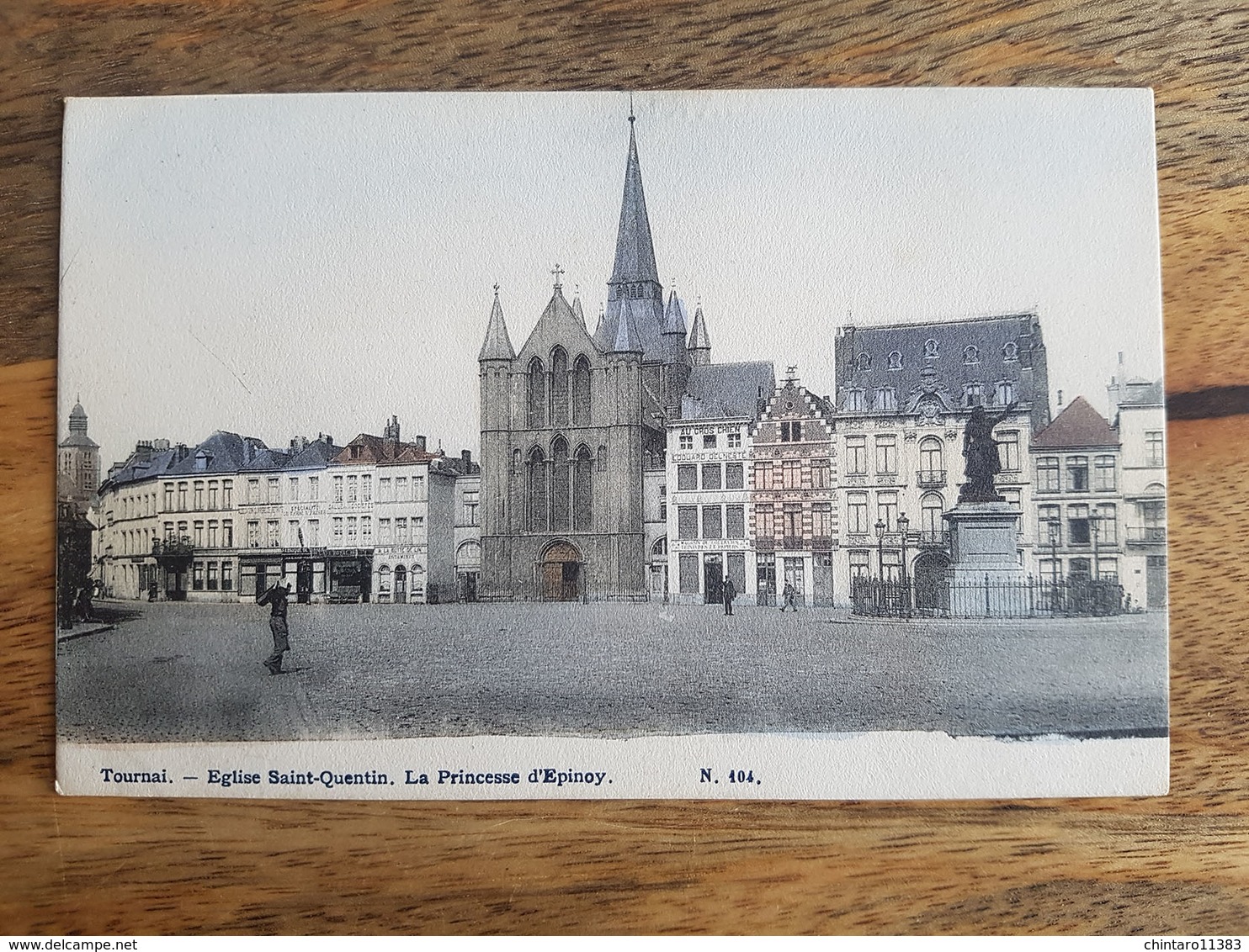 CP Tournai "Eglise Saint-Quentin - La Princesse D'Epinoy - N°104" - Doornik