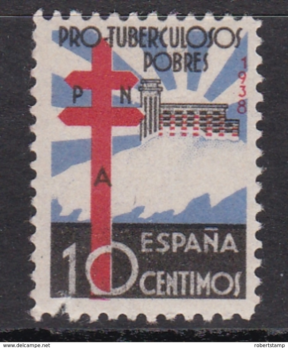 ESPAÑA 1938 - Pro Tuberculosos Sello Nuevo Sin Fijasellos Edifil Nº 866 -MNH- - Nuevos