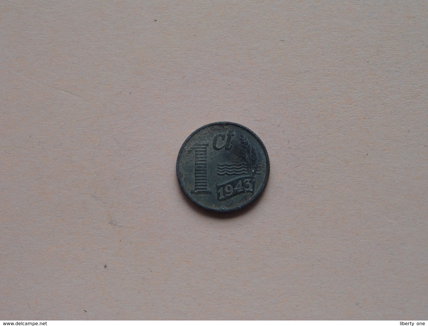 1943 - 1 Cent / KM 170 ( Uncleaned - For Grade, Please See Photo ) ! - 1 Cent