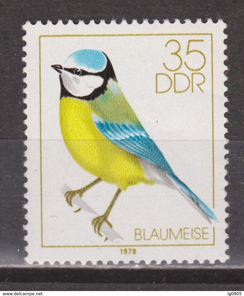 DDR Duitsland Germany, Allemagne MNH ; Zangvogel Mees Tit Paro Mesange Pimplemees Vogel Bird Ave Oiseau - Passereaux